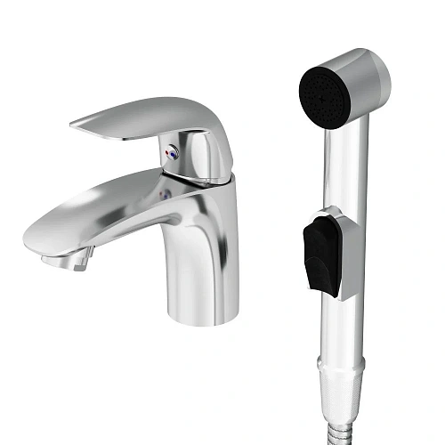 Смеситель для раковины Damixa Eclipse 310300001 с гигиеническим душем, хром Смеситель для раковины Damixa Eclipse 310300001 с гигиеническим душем, хром