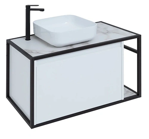 Тумба под раковину Aquanet Nova Lite Loft 90 L белый 00261652 Тумба под раковину Aquanet Nova Lite Loft 90 L белый 00261652