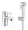 Смеситель для раковины GROHE Get с цепочкой и гигиеническим душем (23238000)