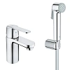 Смеситель для раковины GROHE Get с цепочкой и гигиеническим душем (23238000) Смеситель для раковины GROHE Get с цепочкой и гигиеническим душем (23238000)