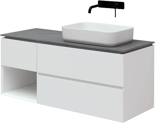 Тумба под раковину Allen Brau Infinity 120 1.21007.WM R белый матовый Тумба под раковину Allen Brau Infinity 120 1.21007.WM R белый матовый