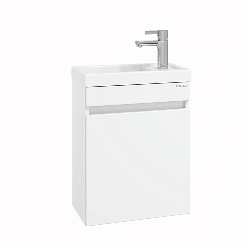 Тумба под раковину Onika Милтон 45 см 104513 подвесная, белая (для Фостер 45) Тумба под раковину Onika Милтон 45 см 104513 подвесная, белая (для Фостер 45)
