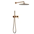 Душевая система Timo Saona SX-2359/19SM с термостатом, встраиваемая, розовое золото Душевая система Timo Saona SX-2359/19SM с термостатом, встраиваемая, розовое золото