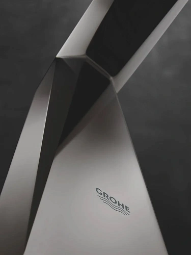 Смеситель для раковины GROHE Allure Brilliant на 3 отверстия, высокий излив, темный графит глянец (2 20344A00 Смеситель для раковины GROHE Allure Brilliant на 3 отверстия, высокий излив, темный графит глянец (2 20344A00