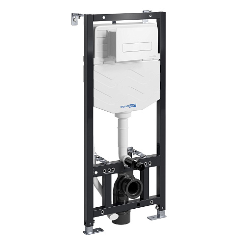Инсталляция для унитаза WasserKRAFT Aller 10TLT.010.ME.WM03 с клавишей смыва белый Инсталляция для унитаза WasserKRAFT Aller 10TLT.010.ME.WM03 с клавишей смыва белый