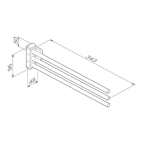 Полотенцедержатель AM.PM Gem A9032700 Полотенцедержатель AM.PM Gem A9032700