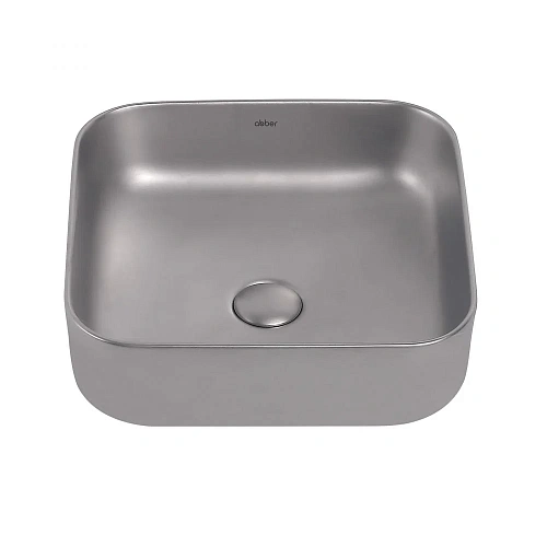 Раковина ABBER Rechteck AC2211MS накладная, серебро матовое Раковина ABBER Rechteck AC2211MS накладная, серебро матовое