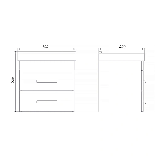 Тумба с раковиной Comforty Никосия 50П 00-00018022 подвесная белый глянец раковина Fest 50 F01 Тумба с раковиной Comforty Никосия 50П 00-00018022 подвесная белый глянец раковина Fest 50 F01