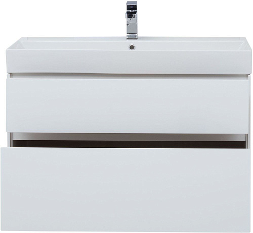 Тумба под раковину Aquanet Бруклин 100 белый 00203961 Тумба под раковину Aquanet Бруклин 100 белый 00203961