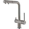 Смеситель для кухни Paulmark SERPENTINE серый Se213222-GR Смеситель для кухни Paulmark SERPENTINE серый Se213222-GR