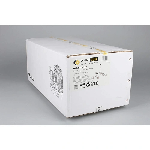 Люстра потолочная Omnilux Savelletri OML-93707-08 Люстра потолочная Omnilux Savelletri OML-93707-08