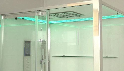 Душевая кабина Timo Premium HELMA (90x120x220), стульчик прозрачный Душевая кабина Timo Premium HELMA (90x120x220), стульчик прозрачный