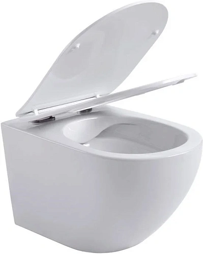 Унитаз подвесной Aquanet Rimless Cetus 2.0 W LX-1901 с сиденьем Унитаз подвесной Aquanet Rimless Cetus 2.0 W LX-1901 с сиденьем