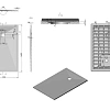 Душевой поддон Vincea VST-4SR9014G, 1400x900x30, серый из искусственного камня Душевой поддон Vincea VST-4SR9014G, 1400x900x30, серый из искусственного камня