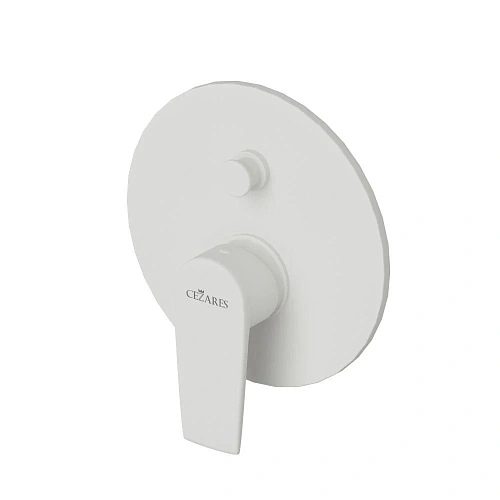 Смеситель для душа CEZARES NAUTIC-VDIM-BIO встраиваемый с переключателем, белый матовый Смеситель для душа CEZARES NAUTIC-VDIM-BIO встраиваемый с переключателем, белый матовый