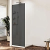 Душевая перегородка Vincea Walk-In VSW-1HWS900GFGM 900x2000 вороненая сталь, стекло матовое тонированное