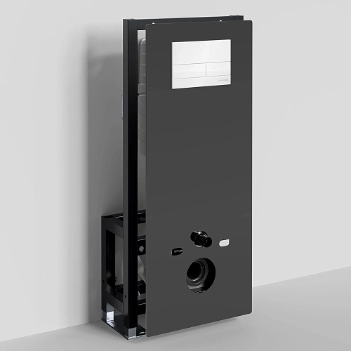 Инсталляция для унитаза WasserKRAFT Glan 66TLT.010.ME.BL.WH04 с клавишей смыва белый Инсталляция для унитаза WasserKRAFT Glan 66TLT.010.ME.BL.WH04 с клавишей смыва белый