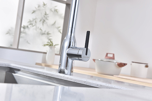 Смеситель для кухни Paulmark Magneto One хром Ma213188-CR Смеситель для кухни Paulmark Magneto One хром Ma213188-CR