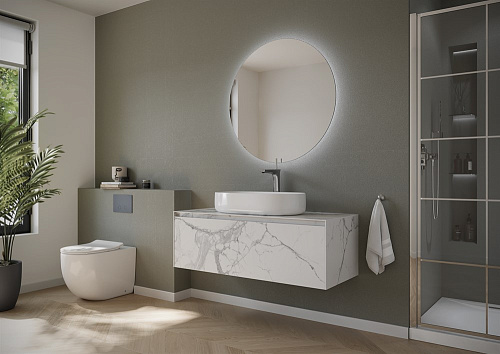 Тумба под раковину Sancos Stone ST120SV statuario white Тумба под раковину Sancos Stone ST120SV statuario white