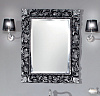 Зеркало Cezares Michela (620/A) (75 см) черный/серебро