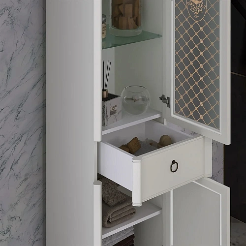 Шкаф-пенал Opadiris Виктория Z0000012697 левый слоновая кость Шкаф-пенал Opadiris Виктория Z0000012697 левый слоновая кость