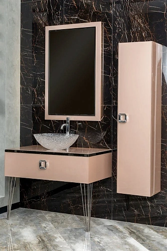 Шкаф-пенал Armadi Art LUCIDO 772-Rose пыльная роза Шкаф-пенал Armadi Art LUCIDO 772-Rose пыльная роза