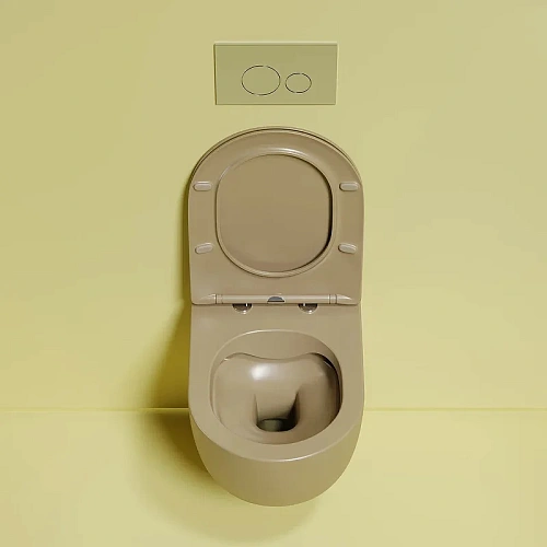 Унитаз подвесной Ceramica Nova MODENA CN6063MC Капучино матовый Унитаз подвесной Ceramica Nova MODENA CN6063MC Капучино матовый