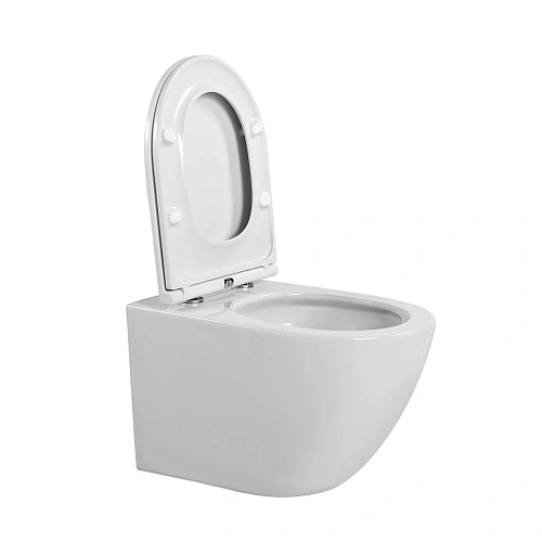 Унитаз подвесной Aquatek ЕВРОПА AQ1900T-00, 490x360x320 мм, смыв TORNADO тонкое сиденье микролифт Унитаз подвесной Aquatek ЕВРОПА AQ1900T-00, 490x360x320 мм, смыв TORNADO тонкое сиденье микролифт