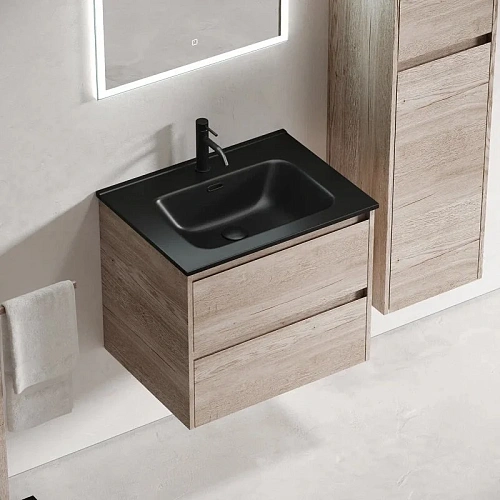 Тумба под раковину Sancos Libra LB60EG 590х450х500 дуб галифакс натуральный, подвесная Тумба под раковину Sancos Libra LB60EG 590х450х500 дуб галифакс натуральный, подвесная