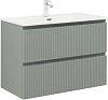 Тумба с раковиной Aquanet Джейн 90 00332533 мисти грин