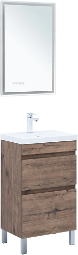 Тумба под раковину Aquanet Нота New 50 00344136 напольная, дуб веллингтон табак Тумба под раковину Aquanet Нота New 50 00344136 напольная, дуб веллингтон табак