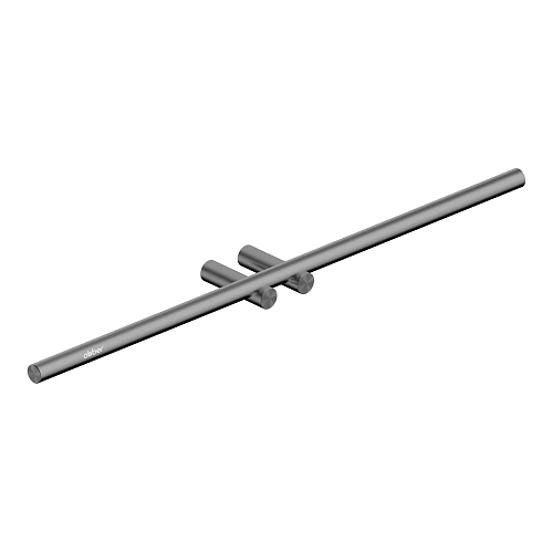 Полотенцедержатель двойной ABBER Osten 316 AA1855BGG оружейная сталь брашированная Полотенцедержатель двойной ABBER Osten 316 AA1855BGG оружейная сталь брашированная