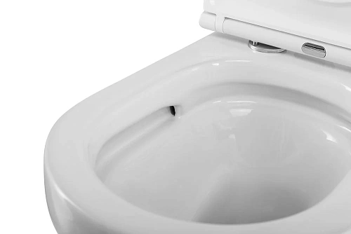 Унитаз подвесной CEZARES DUET CZR-2462-TH-TOR/CZR-870-SC безободковый с сиденьем Унитаз подвесной CEZARES DUET CZR-2462-TH-TOR/CZR-870-SC безободковый с сиденьем