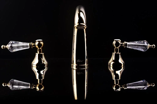 Смеситель для раковины Boheme FLORA 297-FL на 3 отверстия Смеситель для раковины Boheme FLORA 297-FL на 3 отверстия