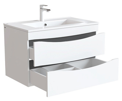 Тумба с раковиной IDDIS Cloud 80 подвесная белая (CLO80W0i95K) Тумба с раковиной IDDIS Cloud 80 подвесная белая (CLO80W0i95K)