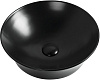Картинка анонса товара «раковина aquanet smart-1-mb 42 накладная, черная матовая smart-1-mb»