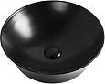 Раковина Aquanet Smart-1-MB 42 накладная, черная матовая SMART-1-MB