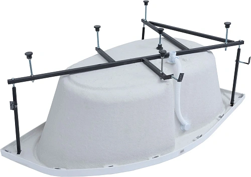 Акриловая ванна Aquanet Capri 160x100 R с каркасом 00205386 Акриловая ванна Aquanet Capri 160x100 R с каркасом 00205386