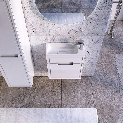 Тумба под раковину Taliente Olejo, 50см, белый глянец, под раковину Modul, без ножек TA-MBO-50PR-bla TA-MBO-50PR-blanco Тумба под раковину Taliente Olejo, 50см, белый глянец, под раковину Modul, без ножек TA-MBO-50PR-bla TA-MBO-50PR-blanco