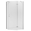 Картинка анонса товара «душевой уголок new trendy new azura r (r) 100x80x195 k-0562 (хром)»