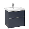 Картинка анонса товара «тумба под раковину villeroy &amp; boch subway 3.0 с подсветкой marine blue / marine blue c576l0vq»