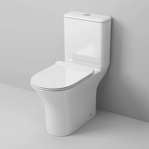 Унитаз напольный GROSSMAN GR-4443S 640x355x795 безободковый с тонкой крышкой Унитаз напольный GROSSMAN GR-4443S 640x355x795 безободковый с тонкой крышкой