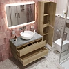 Тумба со столешницей и раковиной BelBagno KRAFT 80 kraft80rnn-kepmgl-1077-set подвесная KRAFT80RNN-KEPMGL-1077-SET Тумба со столешницей и раковиной BelBagno KRAFT 80 kraft80rnn-kepmgl-1077-set подвесная KRAFT80RNN-KEPMGL-1077-SET