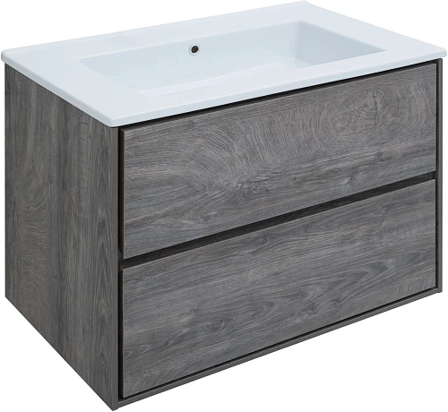 Тумба под раковину Aquanet Милан 85 дуб рошелье 00339969 подвесная Тумба под раковину Aquanet Милан 85 дуб рошелье 00339969 подвесная