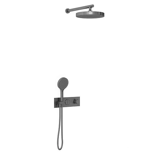 Душевая система Vincea Inspire VSFW-422TI2GM встраиваемая, вороненая сталь Душевая система Vincea Inspire VSFW-422TI2GM встраиваемая, вороненая сталь