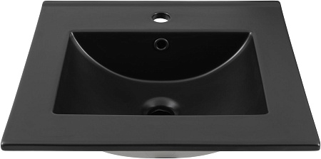 Раковина Aquanet Flat 50 черная матовая 00329252 Раковина Aquanet Flat 50 черная матовая 00329252