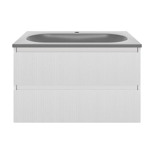 Тумба под раковину Vincea Welle 800 подвесная, белый матовый софт-тач Тумба под раковину Vincea Welle 800 подвесная, белый матовый софт-тач