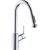 Смеситель для кухни Hansgrohe Talis M52 220, Eco, с вытяжным душем, 2jet 72831000, хром