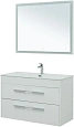 Комплект мебели Aquanet Августа 100 белый (ручка хром) 00281160 Комплект мебели Aquanet Августа 100 белый (ручка хром) 00281160