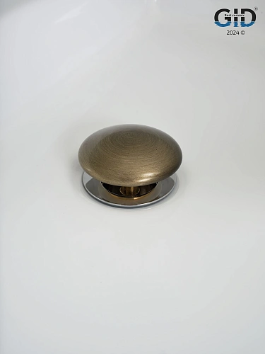 Донный клапан Gid без перелива Bzk100 74404K бронза 7x7x10 Донный клапан Gid без перелива Bzk100 74404K бронза 7x7x10